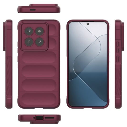 Futrola za Xiaomi 14 Pro, Techsuit, Magic Shield, Bordo