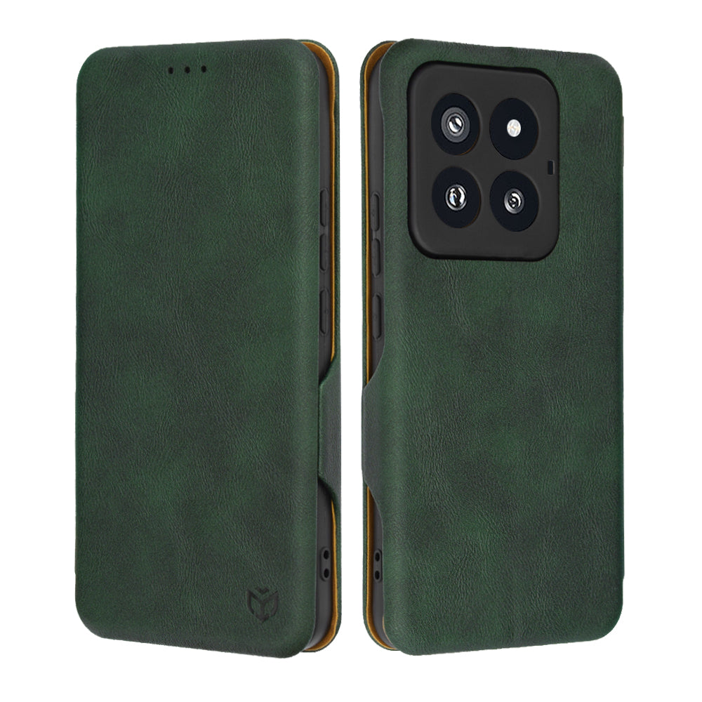 Futrola za Xiaomi 14 Pro, Techsuit, Safe Wallet Plus, Zelena