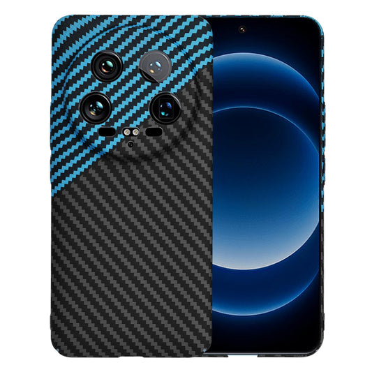 Futrola za Xiaomi 14 Ultra, Techsuit, Carbonite FiberShell, Crno Plava