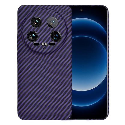 Futrola za Xiaomi 14 Ultra, Techsuit, Carbonite FiberShell, Ljubičasta