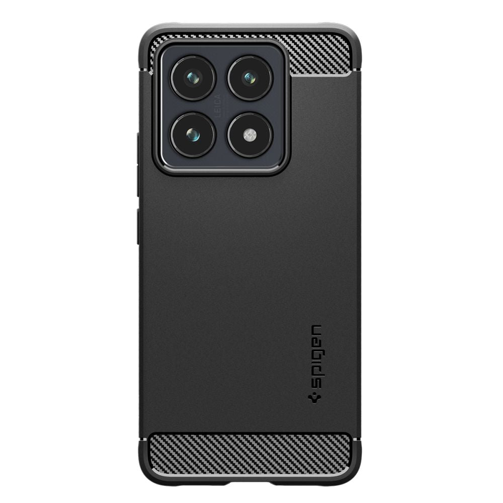 Case for Xiaomi 14T Pro, Spigen, Rugged Armor, Black ACS08858 