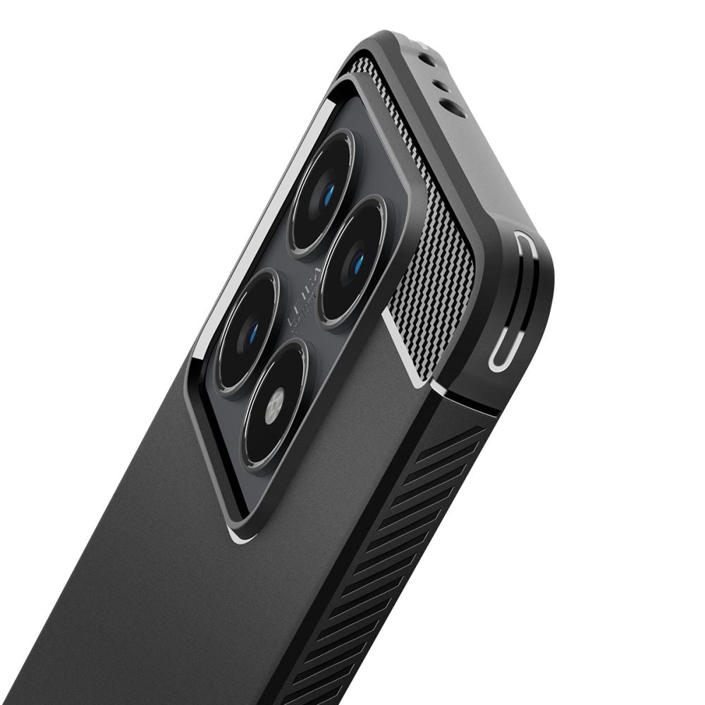 Case for Xiaomi 14T Pro, Spigen, Rugged Armor, Black ACS08858 
