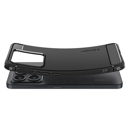 Case for Xiaomi 14T Pro, Spigen, Rugged Armor, Black ACS08858 