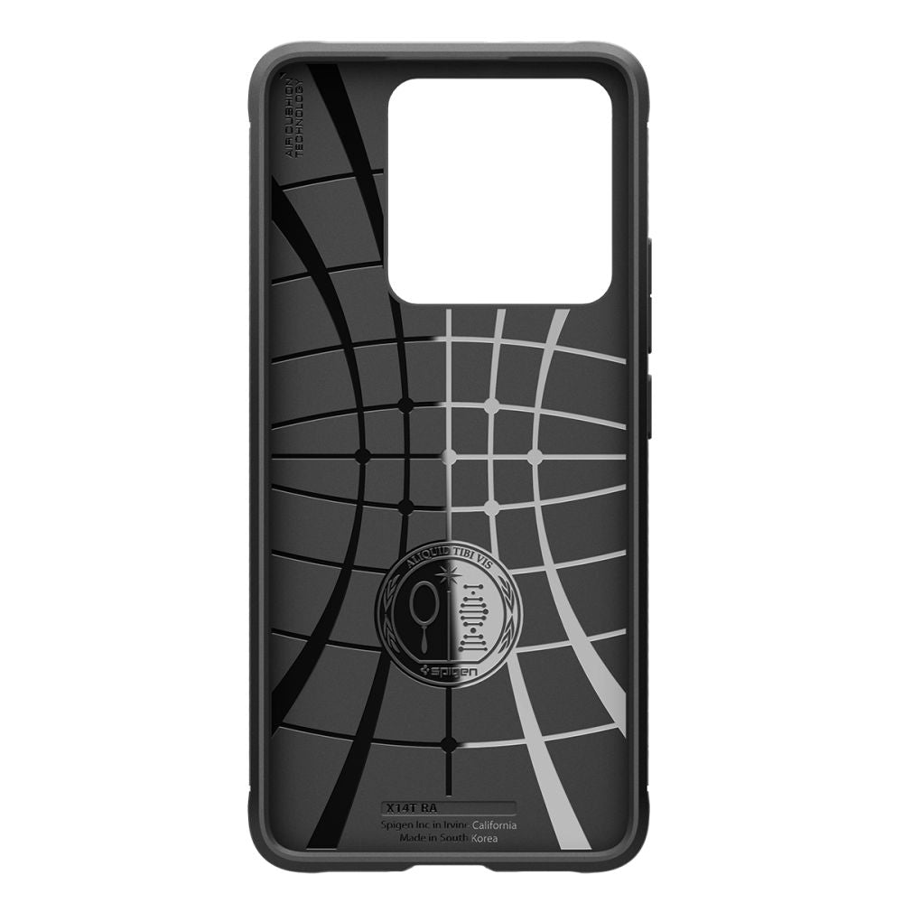 Case for Xiaomi 14T Pro, Spigen, Rugged Armor, Black ACS08858 
