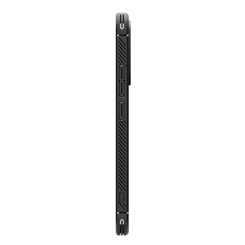 Case for Xiaomi 14T Pro, Spigen, Rugged Armor, Black ACS08858 