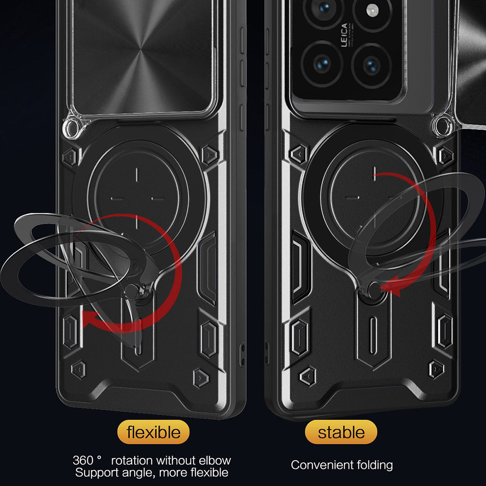 Futrola za Xiaomi 14T Pro, Techsuit, CamGuard Pro, Crna