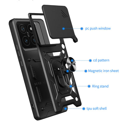 Futrola za Xiaomi 14T Pro, Techsuit, CamShield, Crna