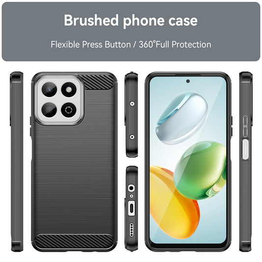 Futrola za Xiaomi 14T Pro, Techsuit, Karbon, Crna