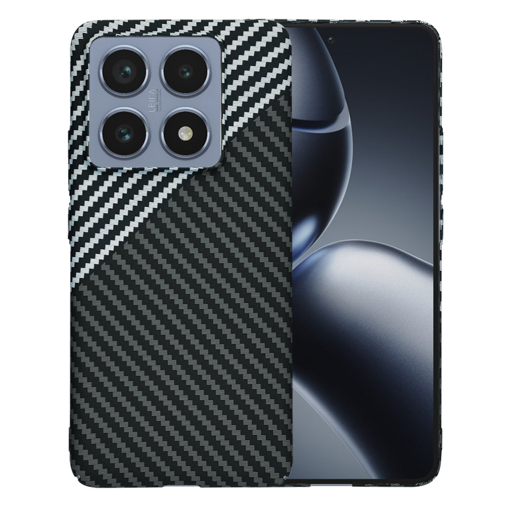 Futrola za Xiaomi 14T Pro, Techsuit, Carbonite FiberShell, Crno Siva
