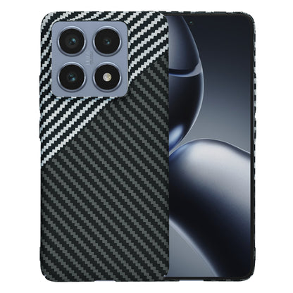 Futrola za Xiaomi 14T Pro, Techsuit, Carbonite FiberShell, Crno Siva