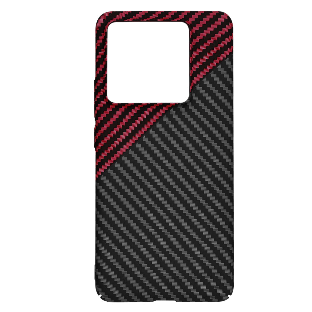 Futrola za Xiaomi 14T Pro, Techsuit, Carbonite FiberShell, Crno Crvena