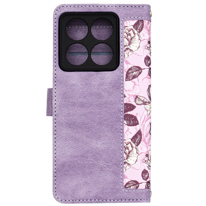 Futrola za Xiaomi 14T Pro, Techsuit, FlipCraft, Ljubičasta