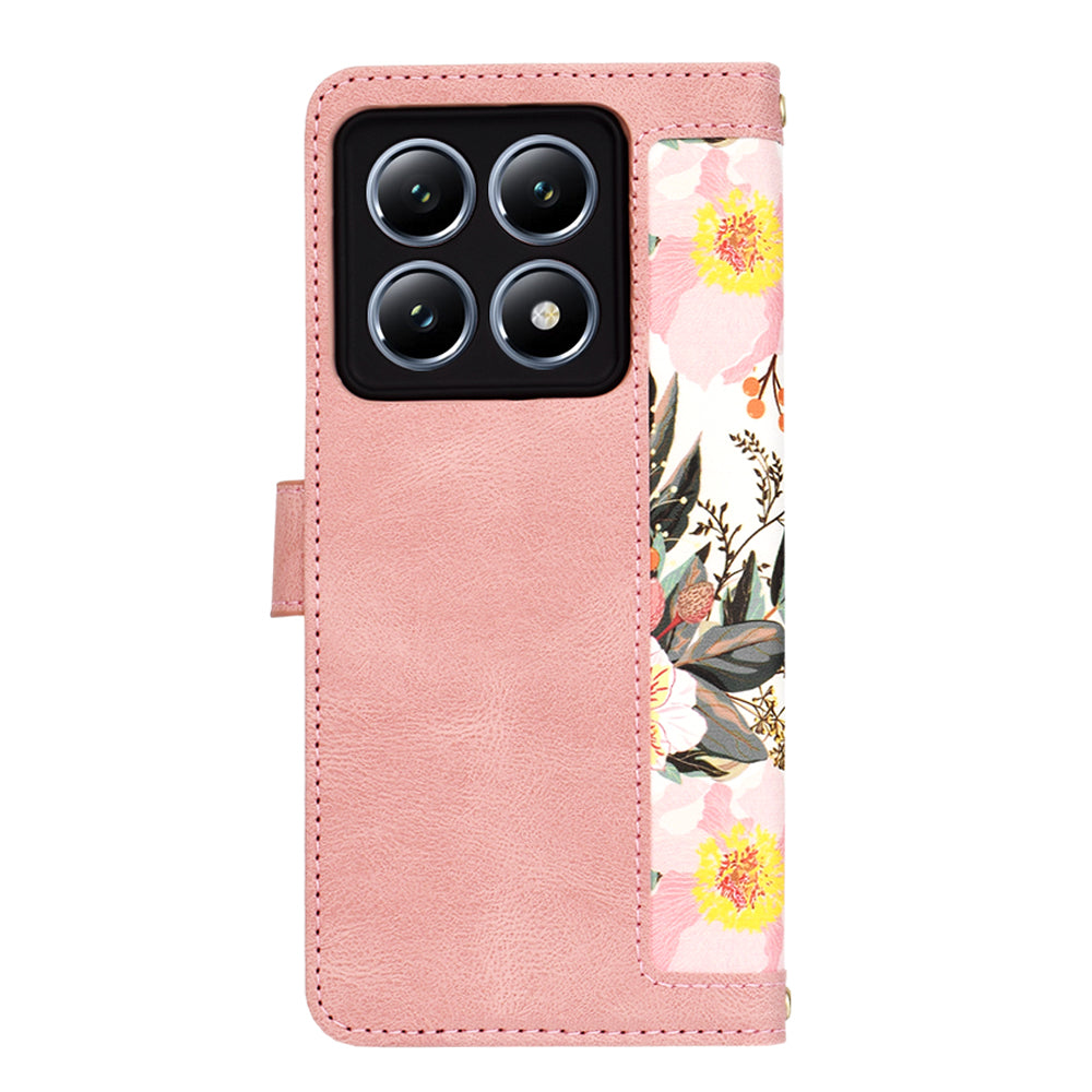 Futrola za Xiaomi 14T Pro, Techsuit, FlipCraft, Roze