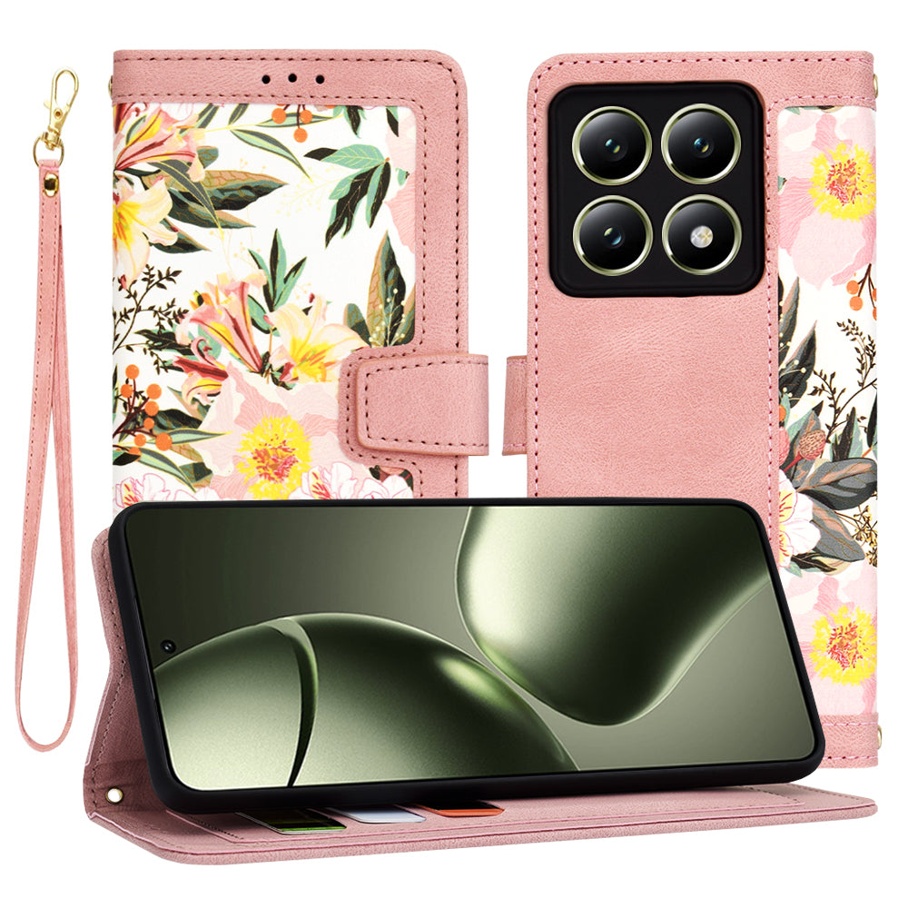 Futrola za Xiaomi 14T, Techsuit, FlipCraft, Roze