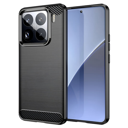 Futrola za Xiaomi 15 Pro, Techsuit, Karbon, Crna