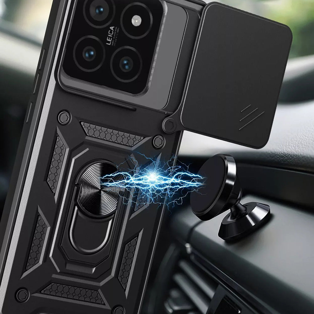 Futrola za Xiaomi 15, Techsuit, CamShield, Crna
