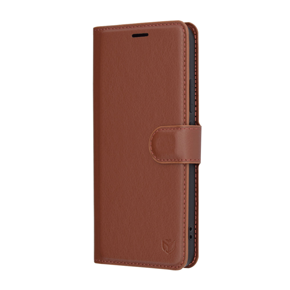 Futrola za Xiaomi 15, Techsuit, Kožna Folio, Braon