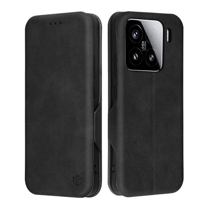 Futrola za Xiaomi 15, Techsuit, Safe Wallet Plus, Crna