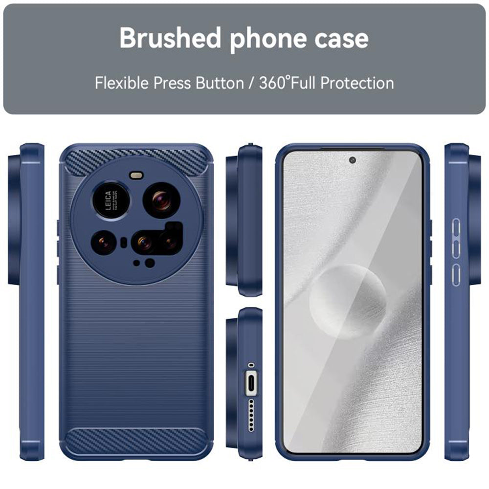 Futrola za Xiaomi 15 Ultra, Techsuit, Karbon, Plava