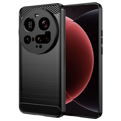 Futrola za Xiaomi 15 Ultra, Techsuit, Karbon, Crna