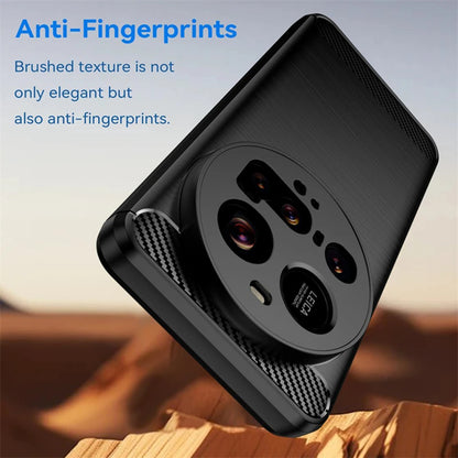 Futrola za Xiaomi 15 Ultra, Techsuit, Karbon, Crna