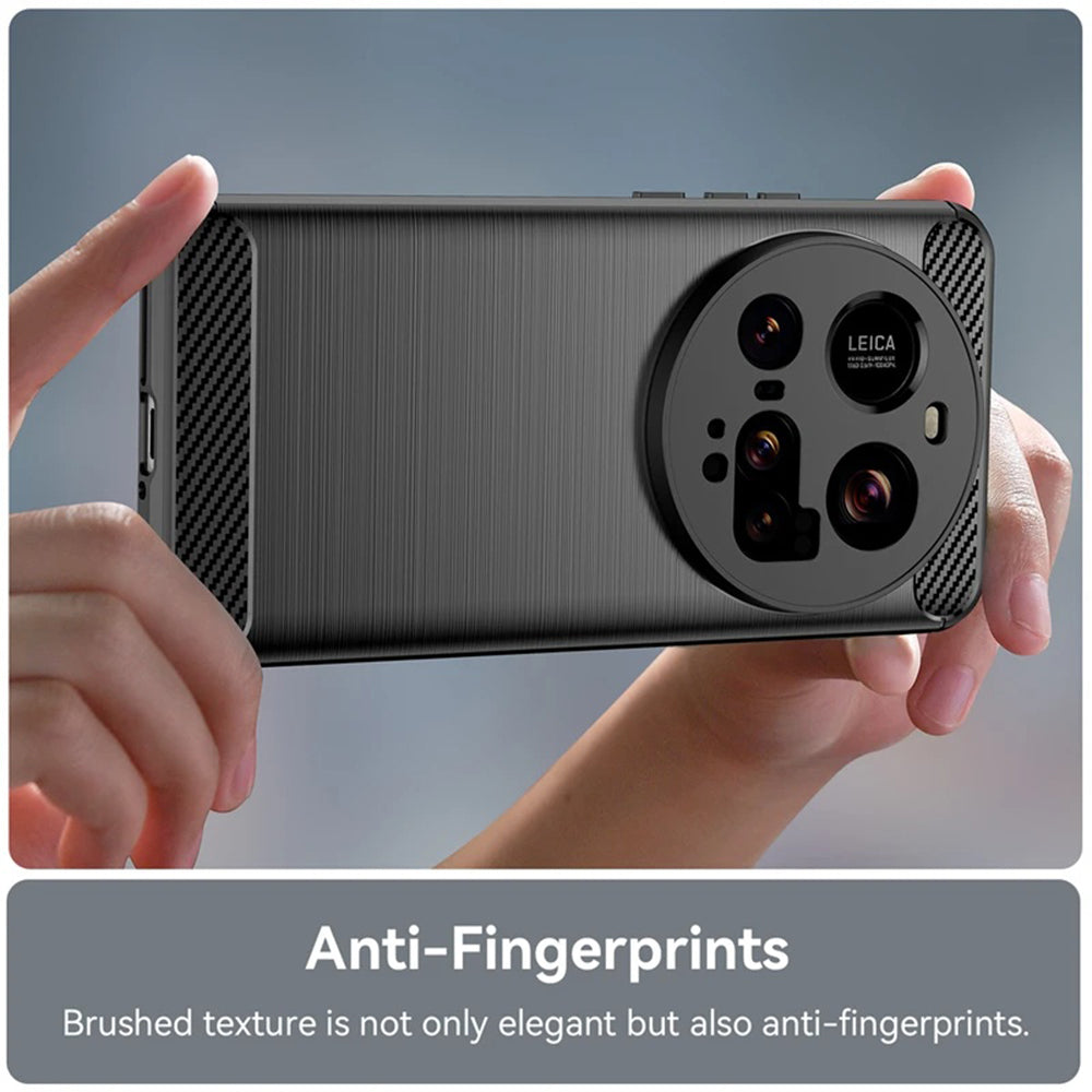 Futrola za Xiaomi 15 Ultra, Techsuit, Karbon, Crna