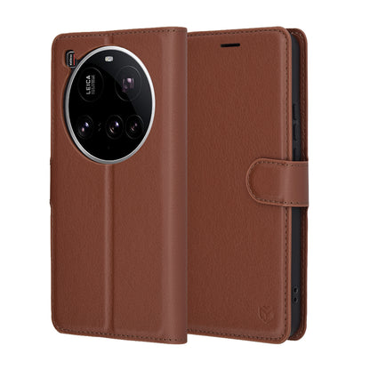 Futrola za Xiaomi 15 Ultra, Techsuit, Leather Folio, Braon