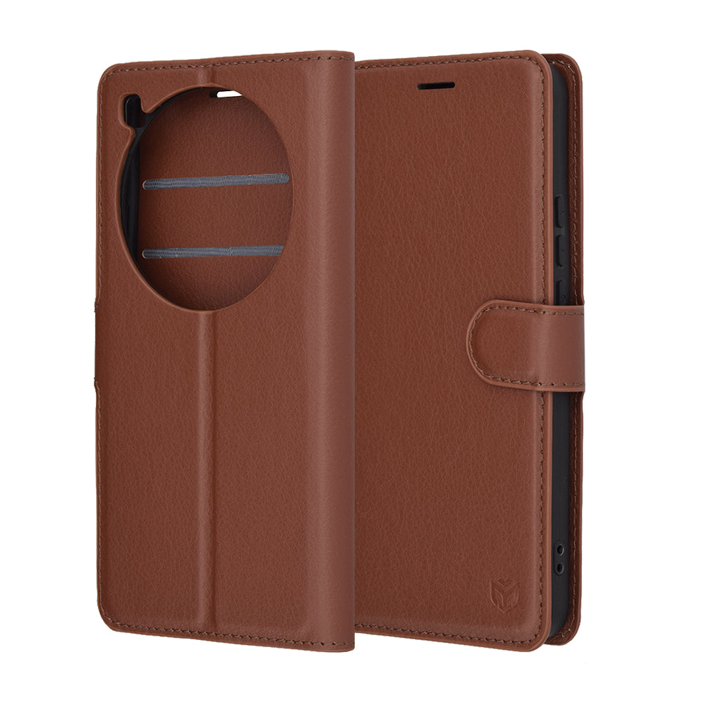 Futrola za Xiaomi 15 Ultra, Techsuit, Leather Folio, Braon
