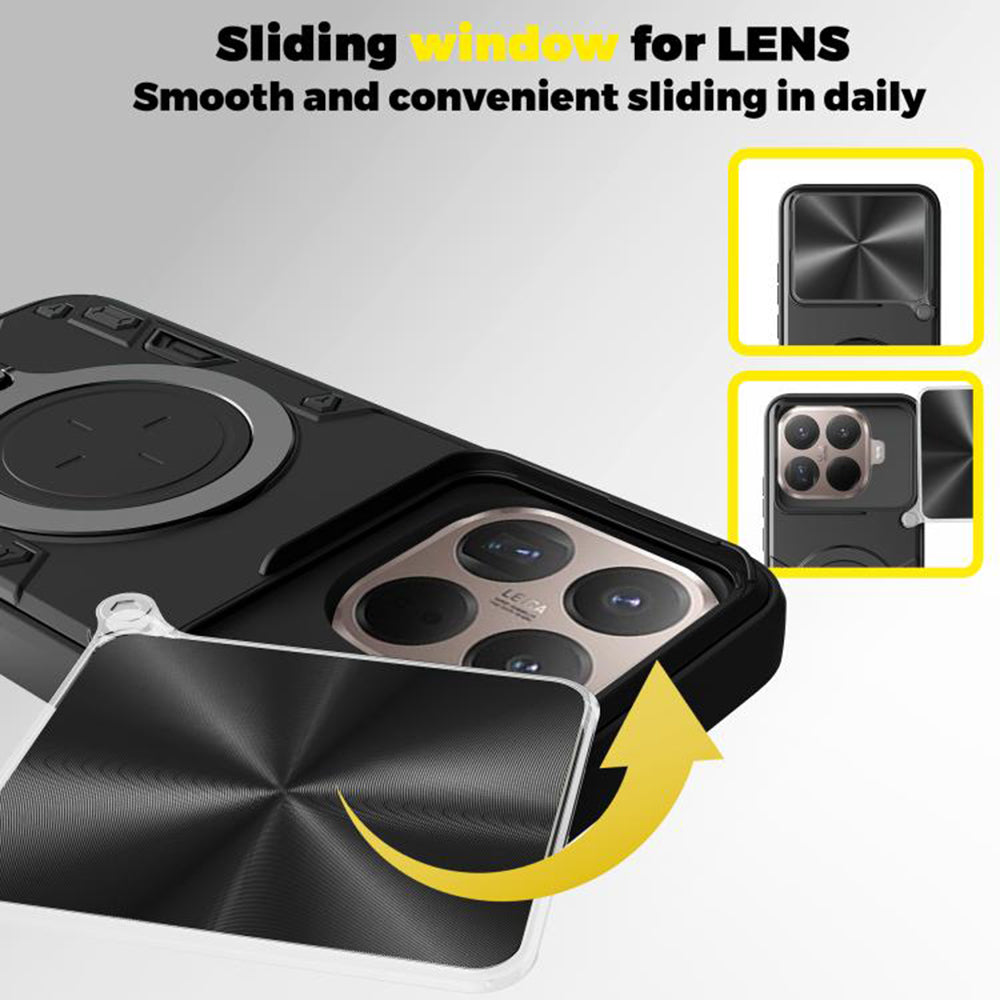 Futrola za Xiaomi 15T Pro, Techsuit, CamGuard Pro, Crvena