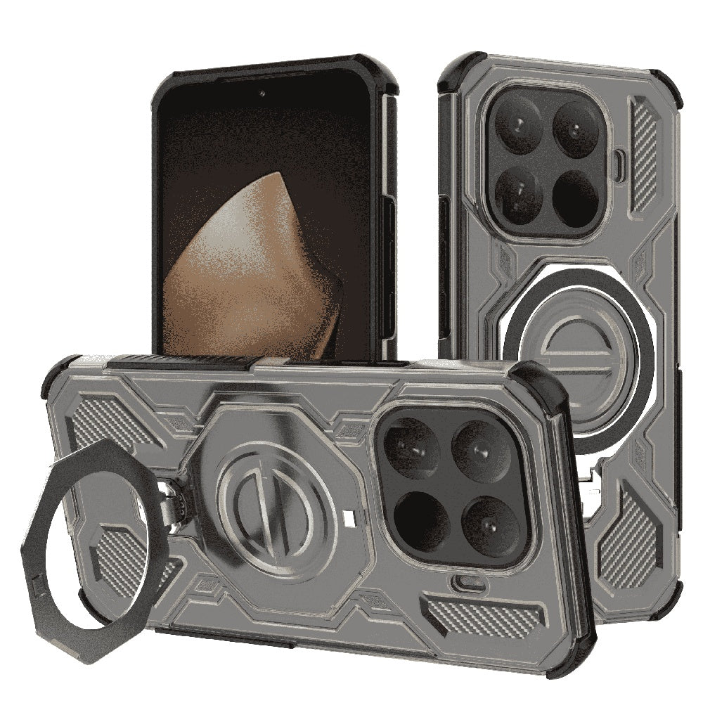 Futrola za Xiaomi 15T Pro, Techsuit, Carbon Shield Pro, Svetlo crna