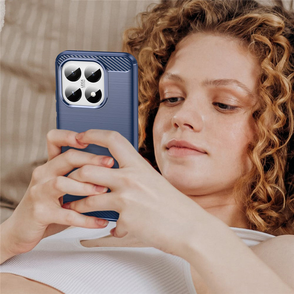 Futrola za Xiaomi 15T, Techsuit, Karbon, Plava