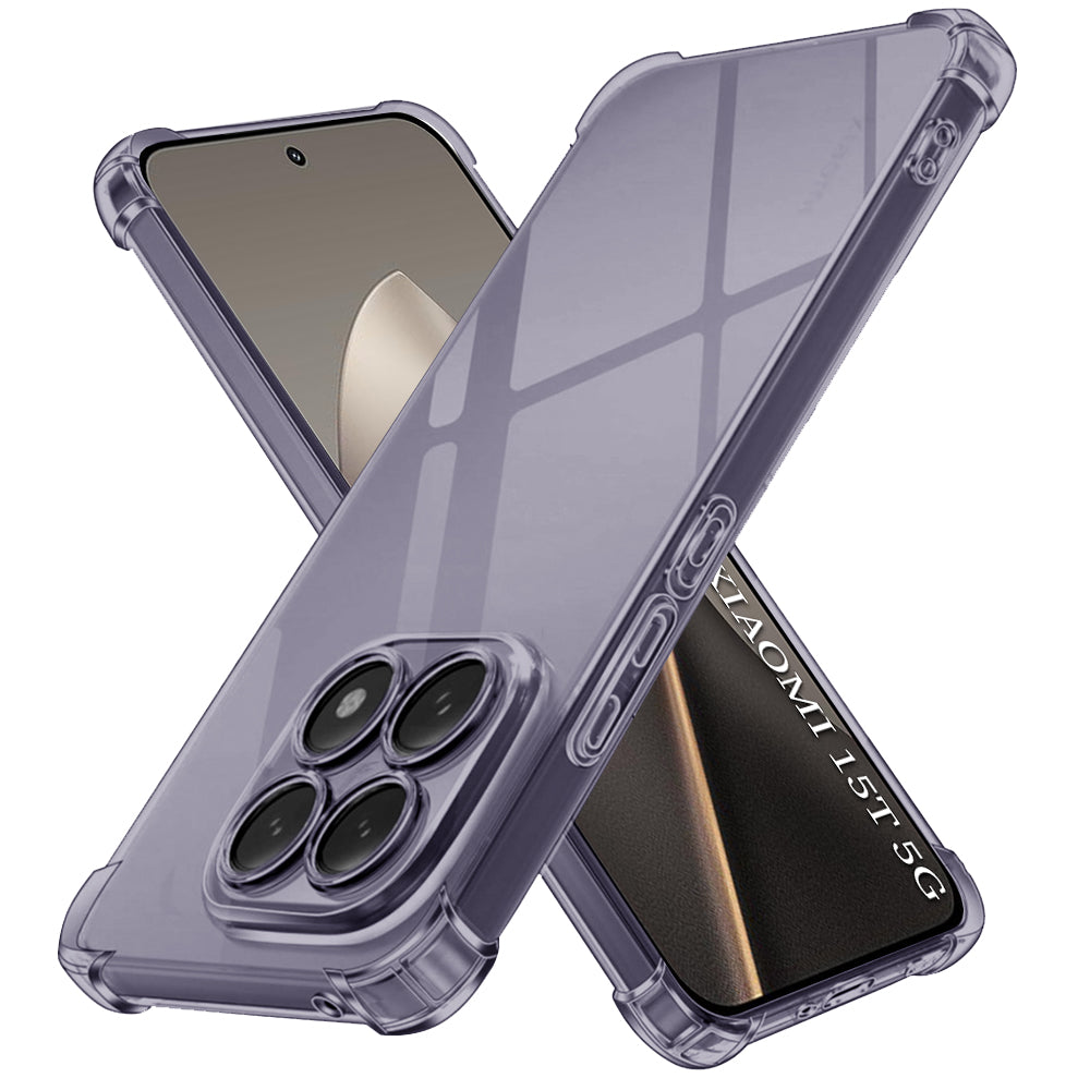 Futrola za Xiaomi 15T, Techsuit, Shockproof Clear, Crna