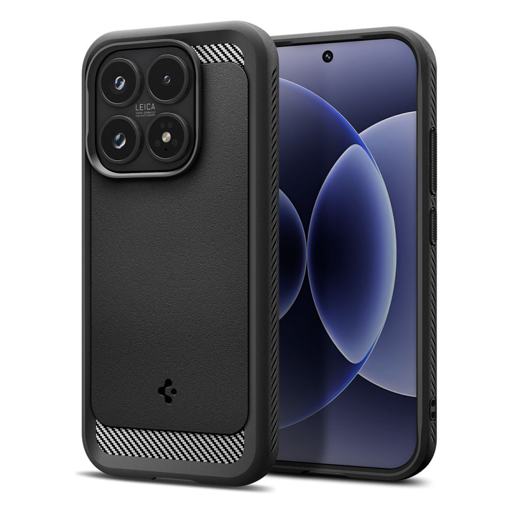 Futrola za Xiaomi 17, Spigen, Rugged Armor, Mat Crna ACS10458