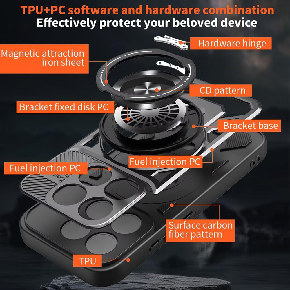 Futrola za Xiaomi 17, Techsuit, RuggedCam, Crna