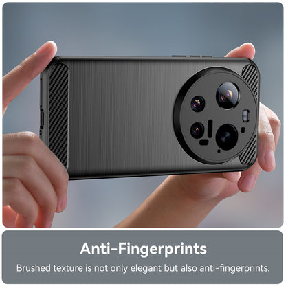 Futrola za Xiaomi 17 Ultra, Techsuit, Karbon, Crna