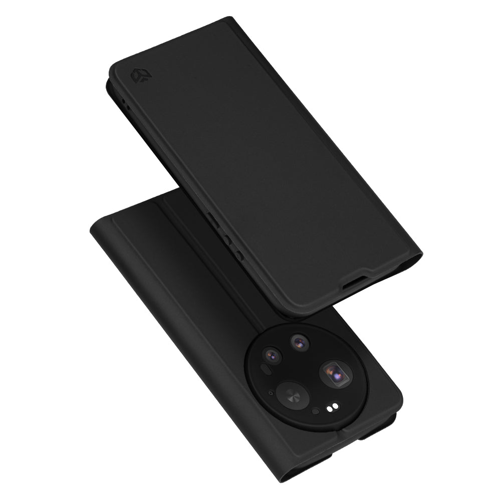 Futrola za Xiaomi 17 Ultra, Techsuit, Magskin Book, Crna