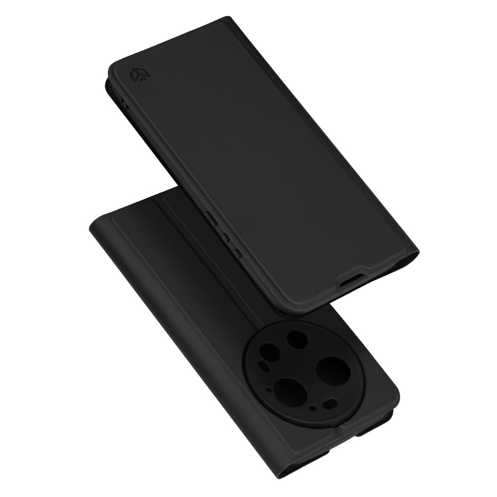 Futrola za Xiaomi 17 Ultra, Techsuit, Magskin Book, Crna