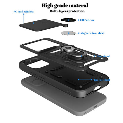Futrola za Xiaomi 17T, OEM, CamShield, Crna