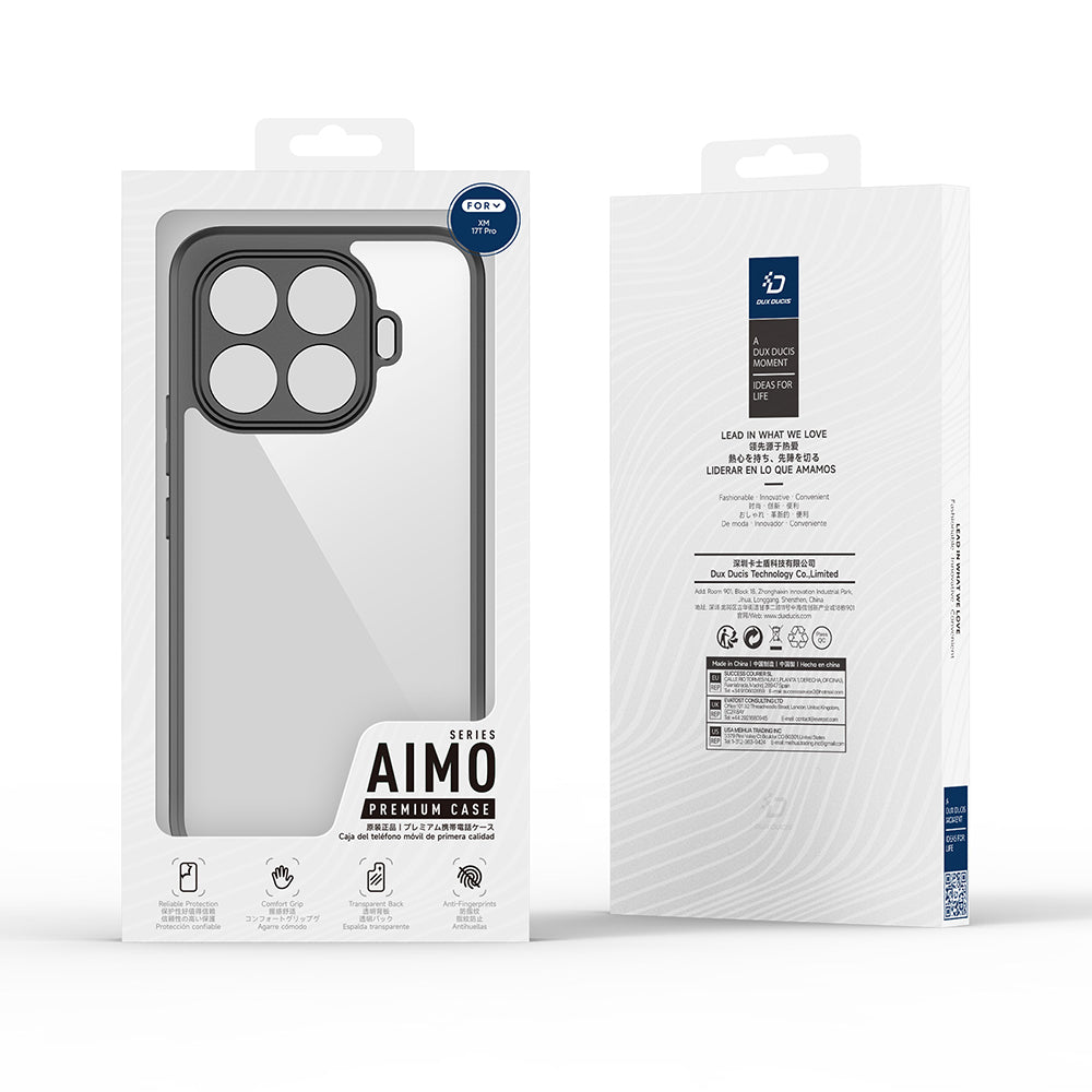 Futrola za Xiaomi 17T Pro, DUX DUCIS, Aimo, Crna