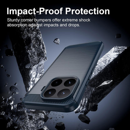 Futrola za Xiaomi 17T Pro, Techsuit, Karbon, Plava