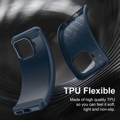 Futrola za Xiaomi 17T Pro, Techsuit, Karbon, Plava