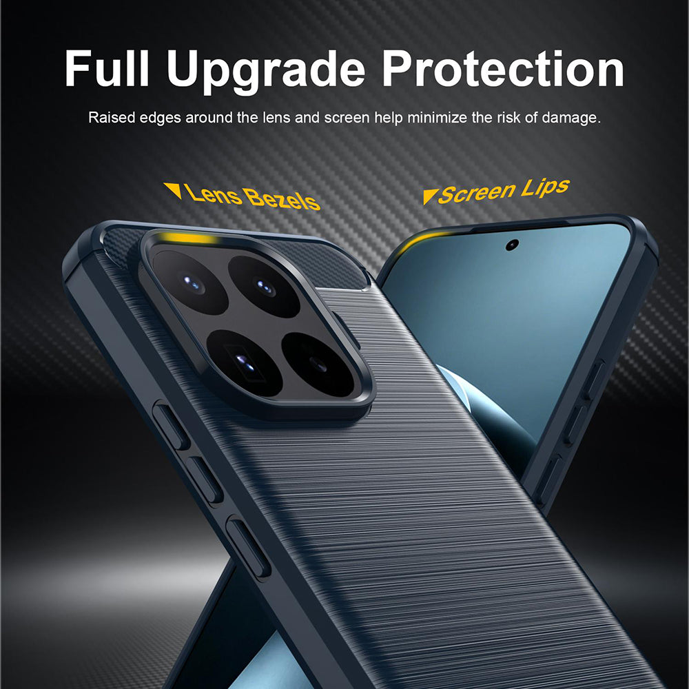 Futrola za Xiaomi 17T Pro, Techsuit, Karbon, Plava