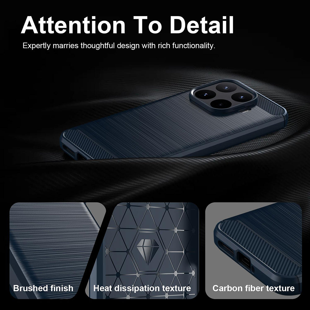Futrola za Xiaomi 17T Pro, Techsuit, Karbon, Plava