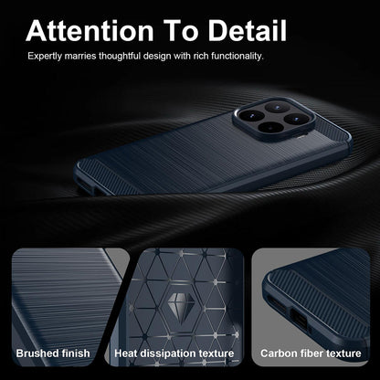 Futrola za Xiaomi 17T Pro, Techsuit, Karbon, Plava