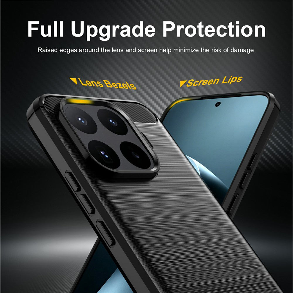 Futrola za Xiaomi 17T Pro, Techsuit, Karbon, Crna