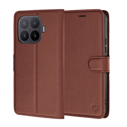 Futrola za Xiaomi 17T Pro, Techsuit, Leather Folio, Braon