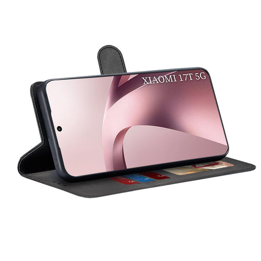Futrola za Xiaomi 17T, Techsuit, Diary Book, Crna