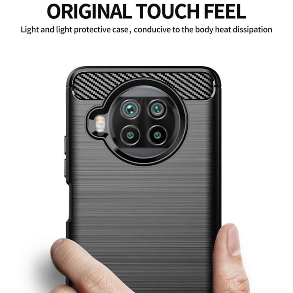 Futrola za Xiaomi Mi 10T Lite 5G, Techsuit, Karbon, Crna