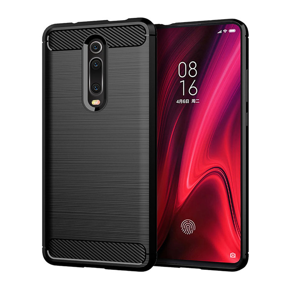 Futrola za Xiaomi Mi 9T Pro / 9T / Redmi K20 Pro / K20, Techsuit, Karbon, Crna
