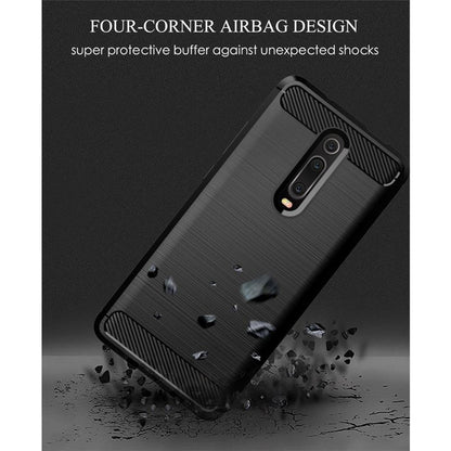 Futrola za Xiaomi Mi 9T Pro / 9T / Redmi K20 Pro / K20, Techsuit, Karbon, Crna